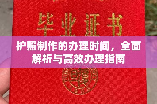 谢岗护照制作的办理时间，全面解析与高效办理指南